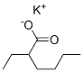 โครงสร้างโพแทสเซียม 2-ethylhexanoate